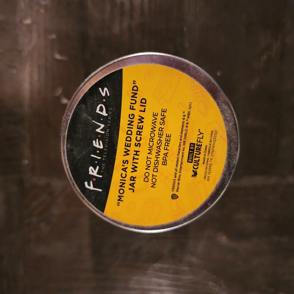 FRIENDS Grooming Jar with Screw Lid - Yellow